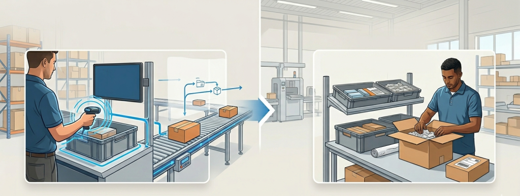 What Is Induction Picking and Pack-Out in a Warehouse? | 3PL Business