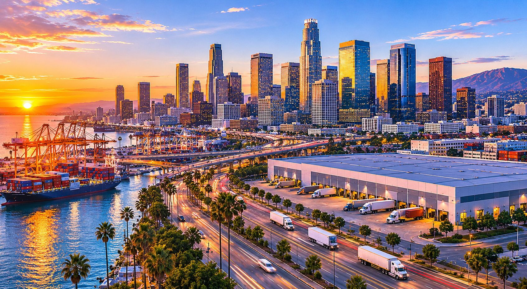 los Angeles Fulfillment Map